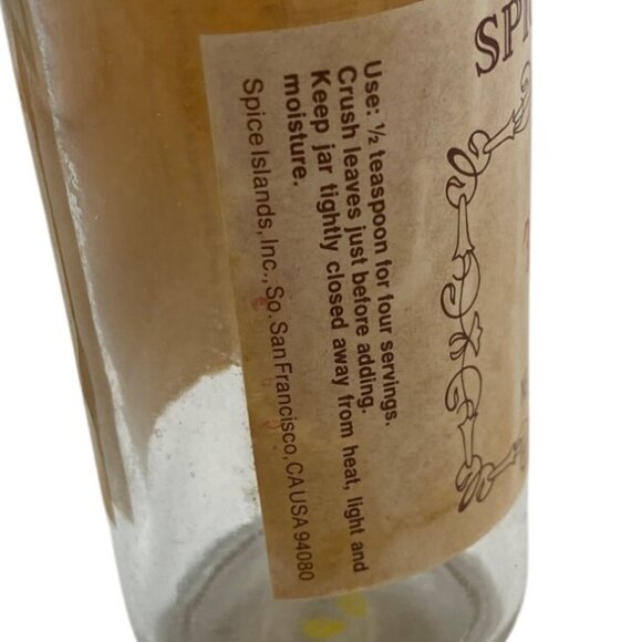 Vintage Spice Islands Tarragon Glass Jar - Picture 4 of 6